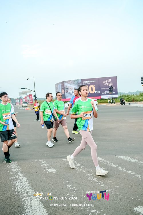 Race photo from BAF LIONS RUN 2024