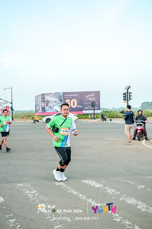 Race photo from BAF LIONS RUN 2024