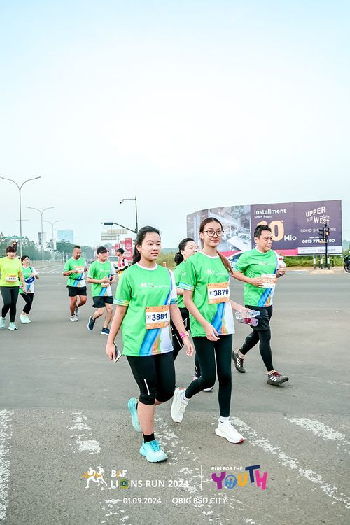 Race photo from BAF LIONS RUN 2024