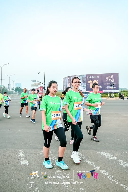 Race photo from BAF LIONS RUN 2024