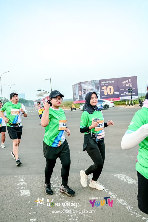 Race photo from BAF LIONS RUN 2024
