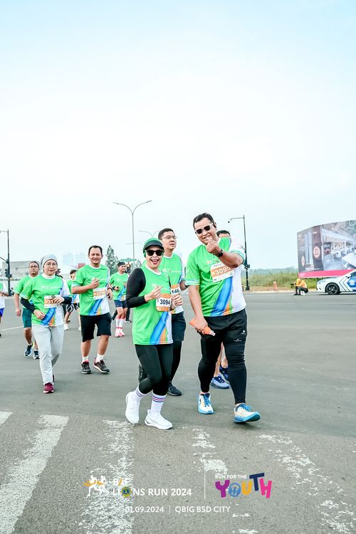 Race photo from BAF LIONS RUN 2024