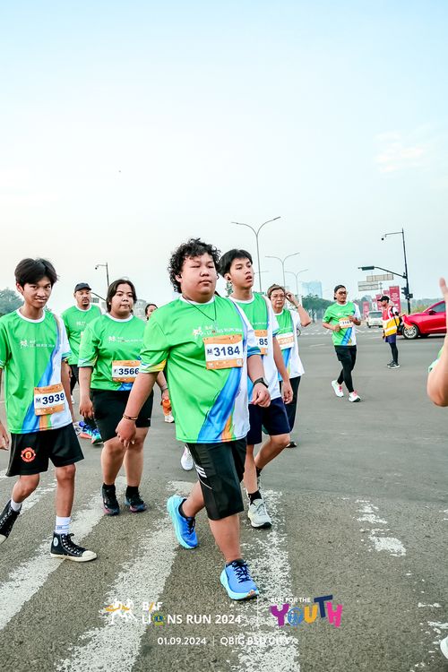 Race photo from BAF LIONS RUN 2024