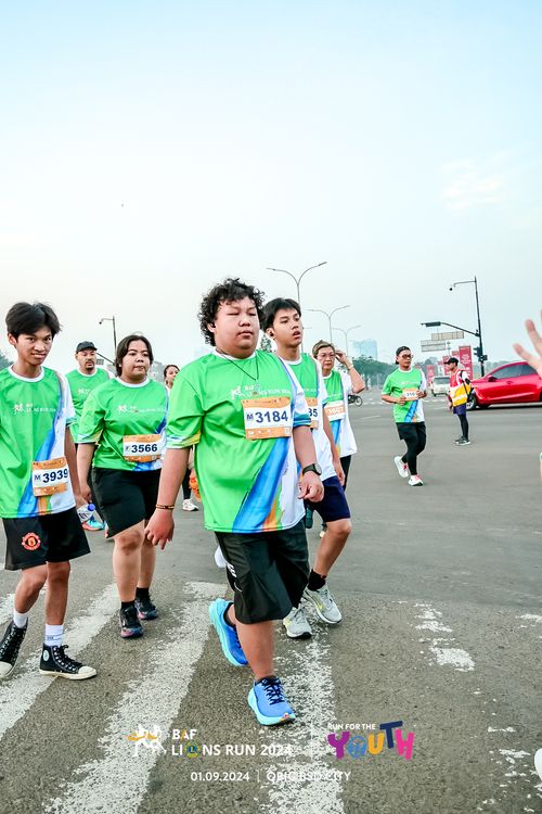 Race photo from BAF LIONS RUN 2024