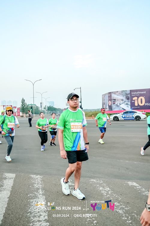 Race photo from BAF LIONS RUN 2024