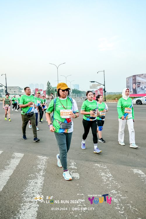 Race photo from BAF LIONS RUN 2024