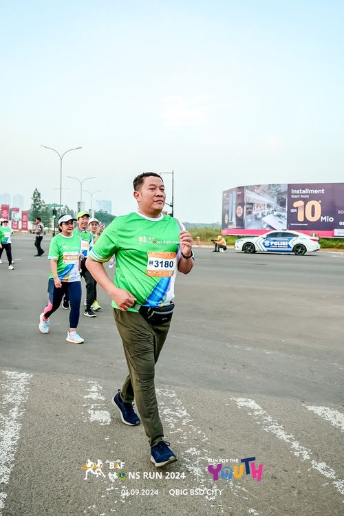 Race photo from BAF LIONS RUN 2024