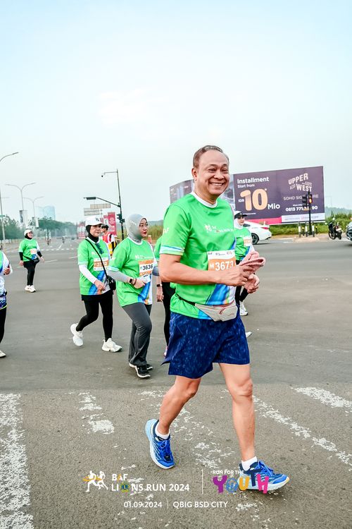 Race photo from BAF LIONS RUN 2024