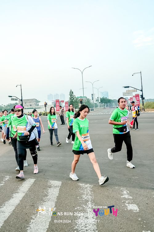 Race photo from BAF LIONS RUN 2024