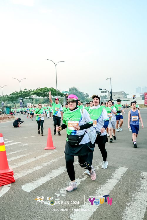 Race photo from BAF LIONS RUN 2024