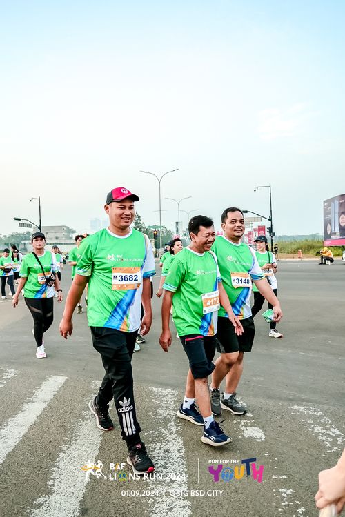 Race photo from BAF LIONS RUN 2024