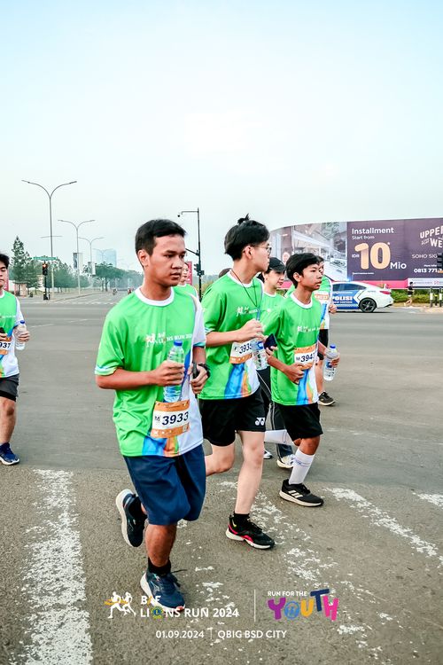 Race photo from BAF LIONS RUN 2024