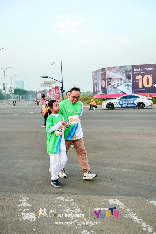 Race photo from BAF LIONS RUN 2024