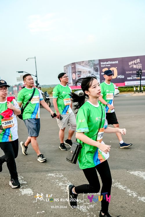 Race photo from BAF LIONS RUN 2024
