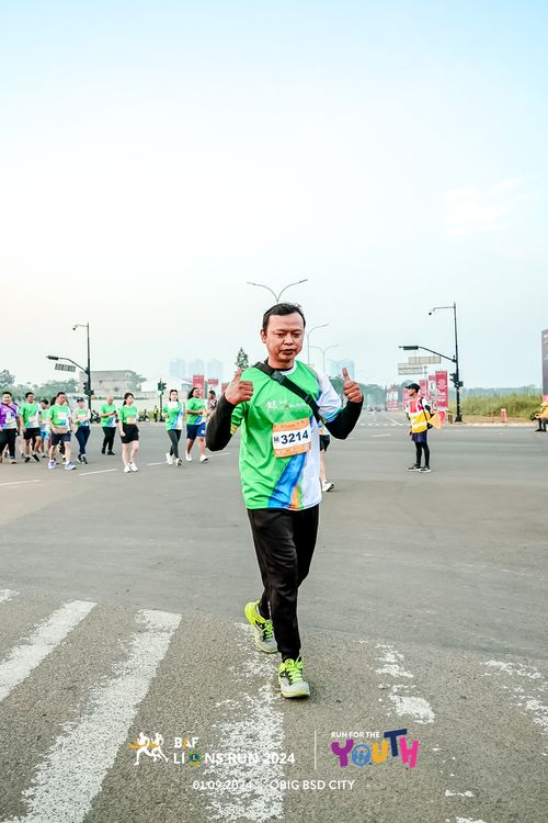 Race photo from BAF LIONS RUN 2024