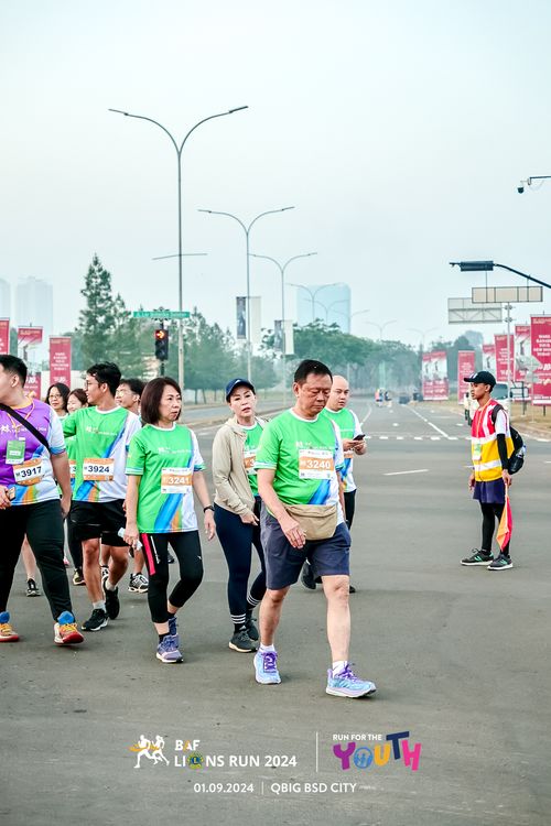 Race photo from BAF LIONS RUN 2024