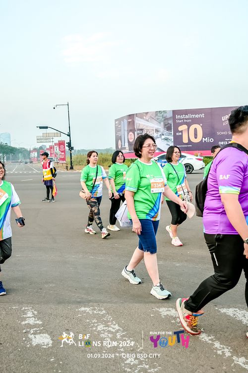 Race photo from BAF LIONS RUN 2024
