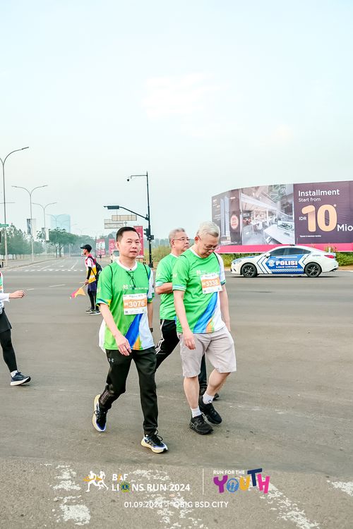Race photo from BAF LIONS RUN 2024