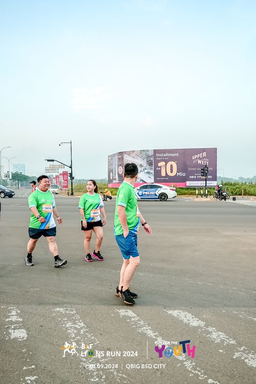 Race photo from BAF LIONS RUN 2024