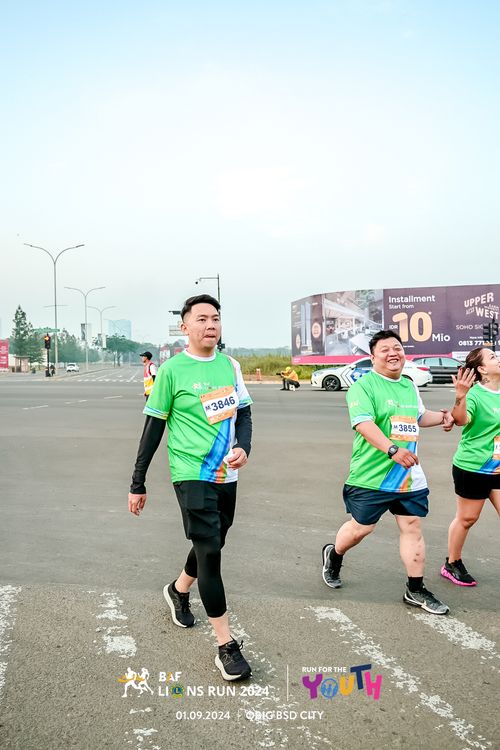 Race photo from BAF LIONS RUN 2024