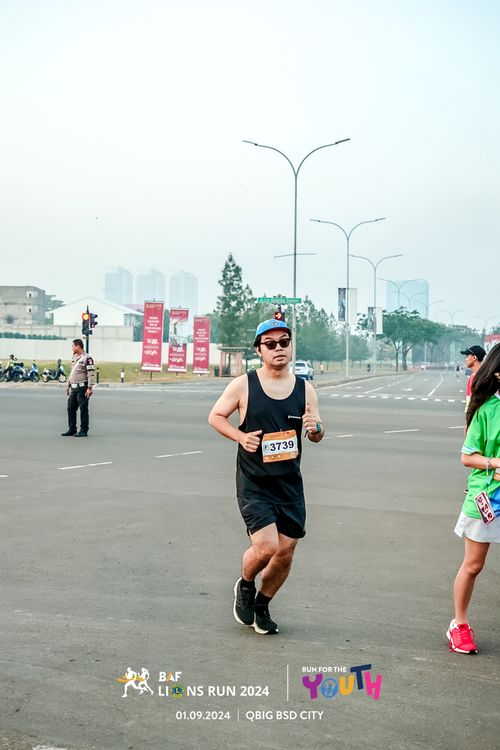 Race photo from BAF LIONS RUN 2024