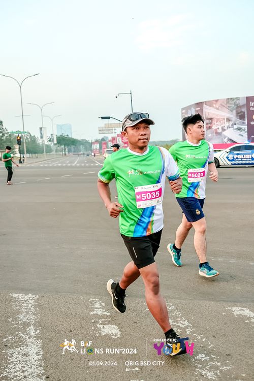 Race photo from BAF LIONS RUN 2024