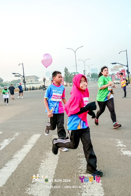 Race photo from BAF LIONS RUN 2024
