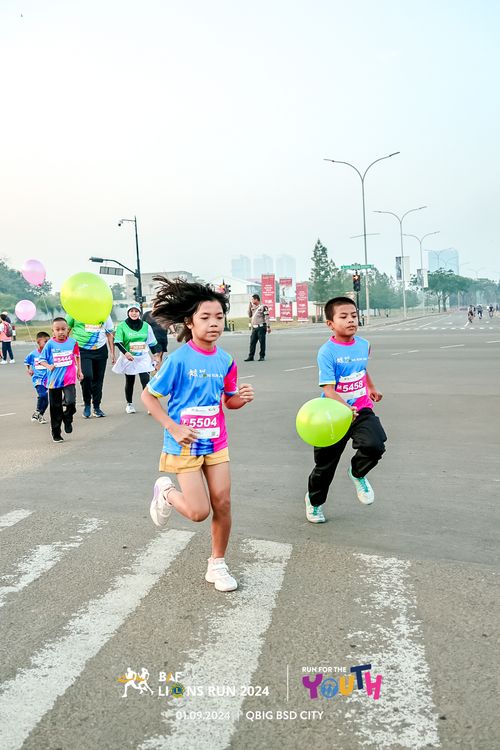 Race photo from BAF LIONS RUN 2024