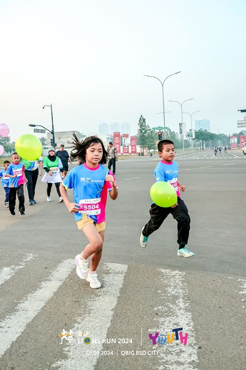 Race photo from BAF LIONS RUN 2024