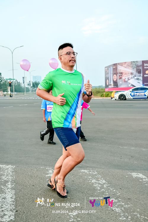Race photo from BAF LIONS RUN 2024