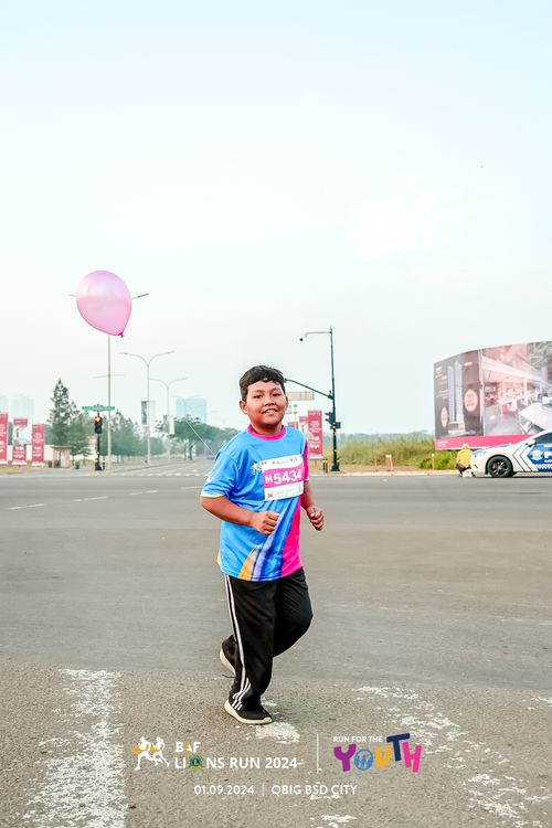 Race photo from BAF LIONS RUN 2024