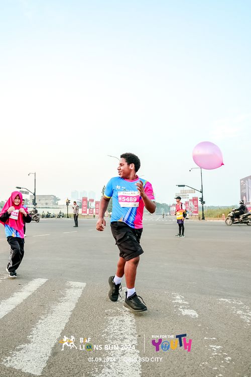 Race photo from BAF LIONS RUN 2024