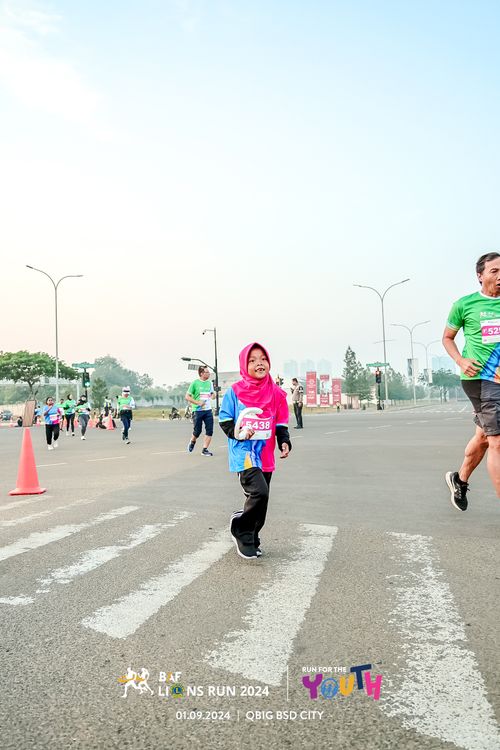 Race photo from BAF LIONS RUN 2024