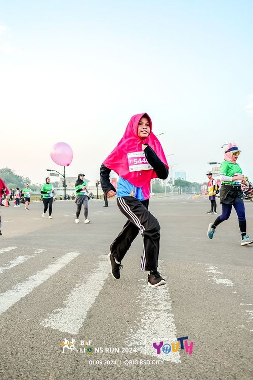 Race photo from BAF LIONS RUN 2024