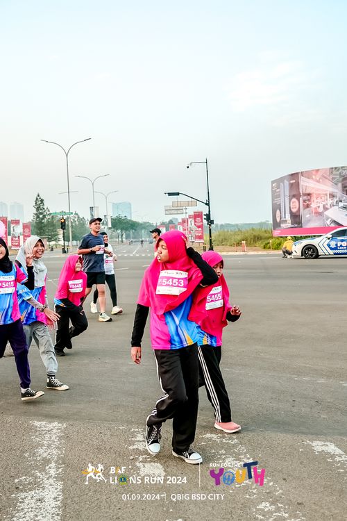 Race photo from BAF LIONS RUN 2024