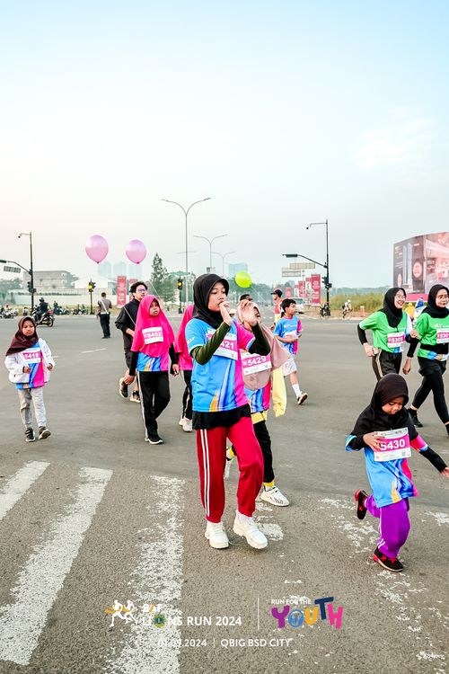 Race photo from BAF LIONS RUN 2024
