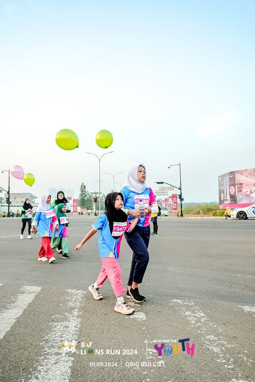 Race photo from BAF LIONS RUN 2024