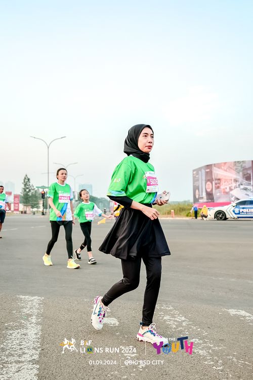 Race photo from BAF LIONS RUN 2024