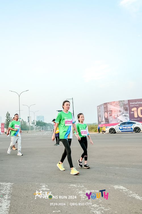 Race photo from BAF LIONS RUN 2024