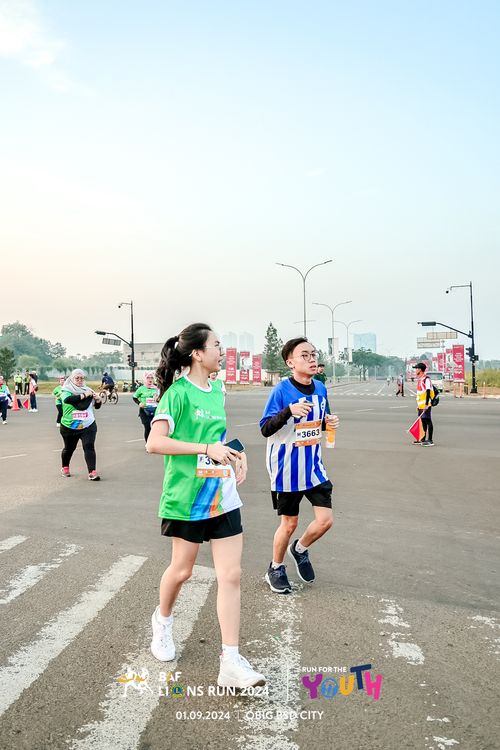 Race photo from BAF LIONS RUN 2024