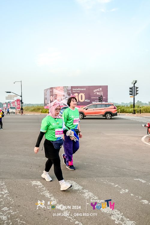 Race photo from BAF LIONS RUN 2024