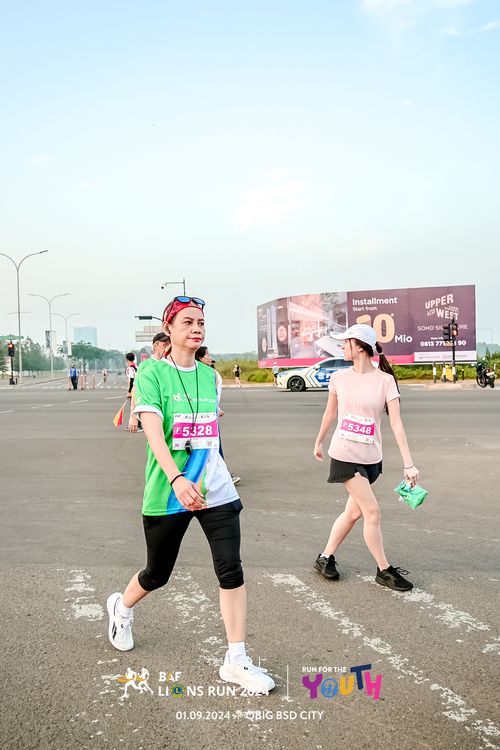 Race photo from BAF LIONS RUN 2024