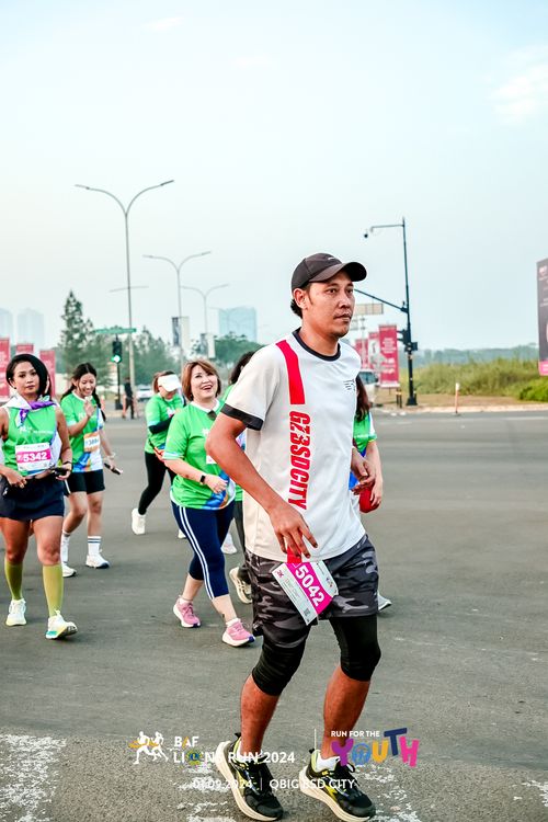 Race photo from BAF LIONS RUN 2024