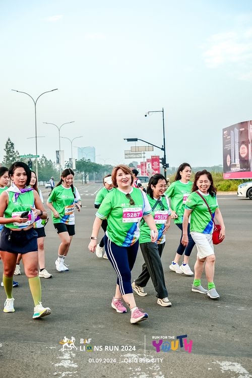 Race photo from BAF LIONS RUN 2024