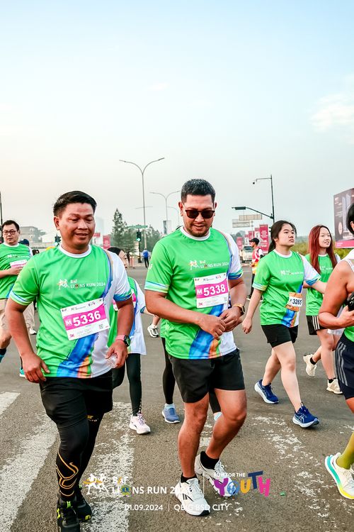 Race photo from BAF LIONS RUN 2024