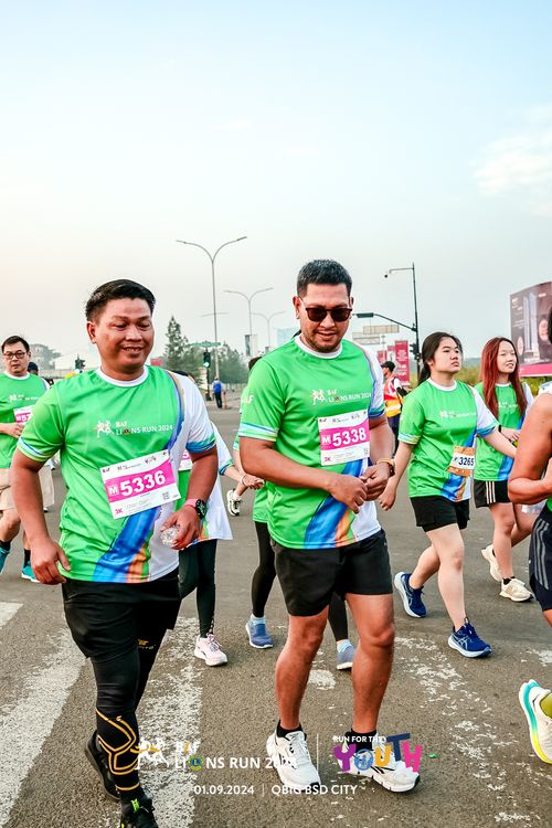 Race photo from BAF LIONS RUN 2024