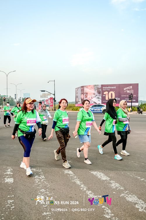 Race photo from BAF LIONS RUN 2024