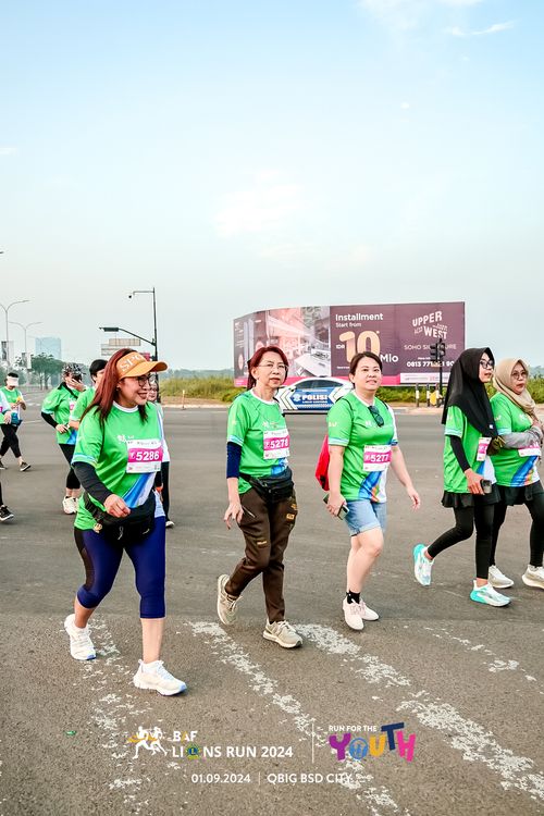 Race photo from BAF LIONS RUN 2024