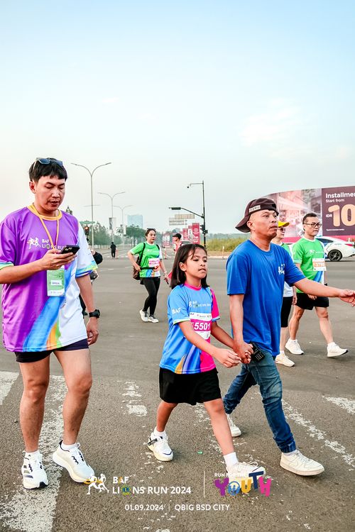 Race photo from BAF LIONS RUN 2024