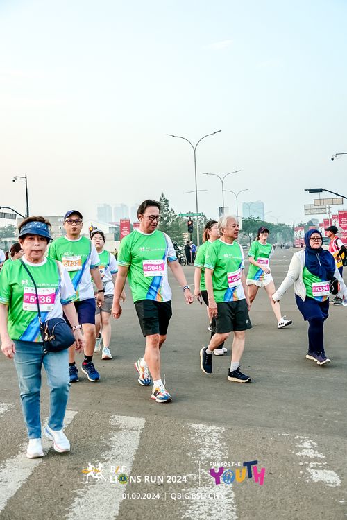 Race photo from BAF LIONS RUN 2024